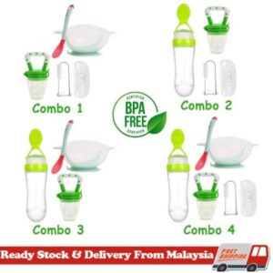 Set Mangkuk Baby 4 in 1 / Combo 4 in 1 Baby Feeding Baby Bowl
