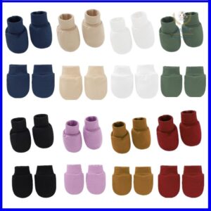 Newborn Baby Mittens & Bootees Gloves / Set Bayi Sarung Tangan dan Kaki