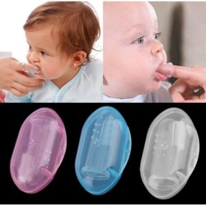 Jari Berus Gigi Bayi Silicon / Baby Soft Silicon Finger Toothbrush