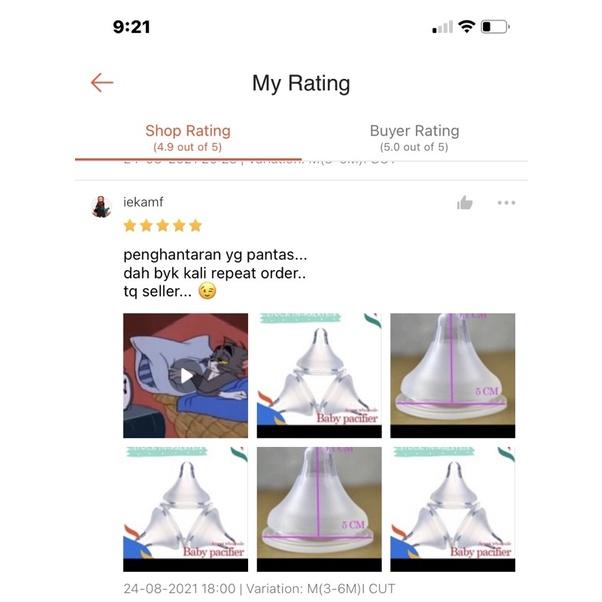 BUY10FREE1 Baby Puting Wide Neck (Anti-Colic) /BELI 10 PERCUMA 1 Puting Mulut Lebar