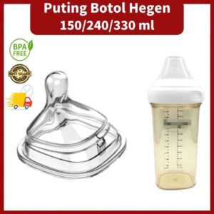 PUTING ala HEGEN Teat for 5cm Square Neck Feeding Bottle Replacement Teat